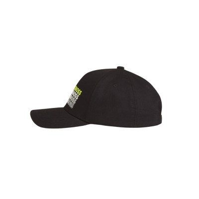 Cap High Tech Prep With Repeat Logo Black Multicolor