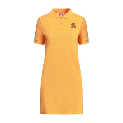 Polo Dress Boke Flower Crest Apricot