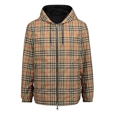 Jacket Raniford Check Reversible Check Nylon Archive Beige