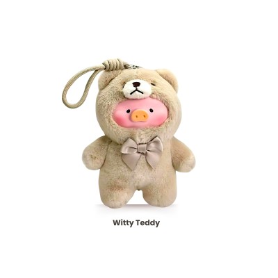 Teddy Lulu Vinyl Face Bagcharm