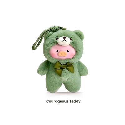 Teddy Lulu Vinyl Face Bagcharm