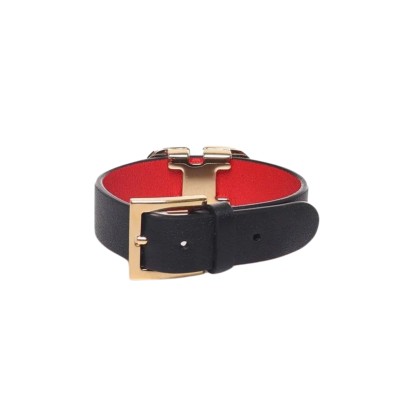 Type Metal Bracelet Black Red