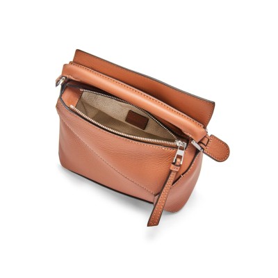 Mini Puzzle Bag in Classic Calfskin Tan