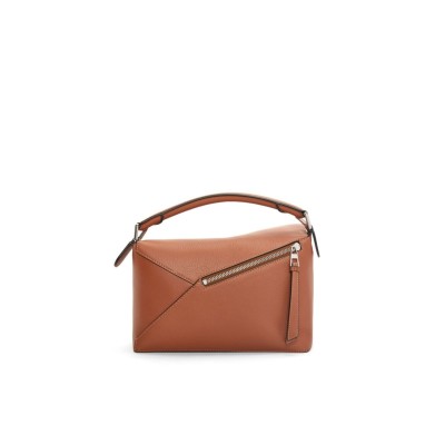 Small Puzzle Bag in Classic Calfskin Tan