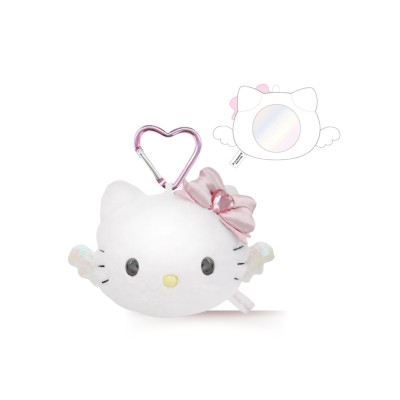 Hello Kitty 90' Fluffy Mirror Keychain