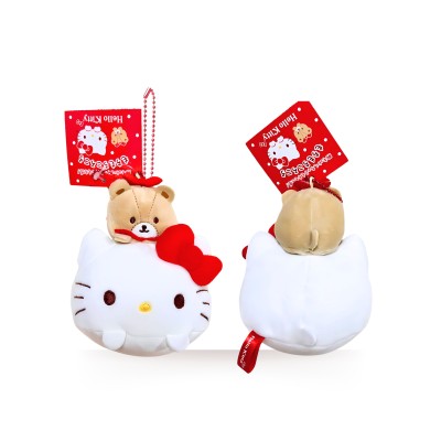 Hello Kitty Mochi Korokoro Mascot Keychain 12cm