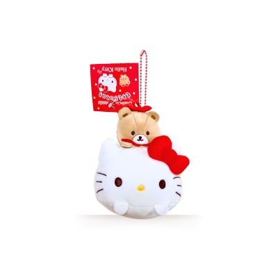 Hello Kitty Mochi Korokoro Mascot Keychain 12cm