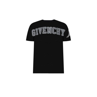 Kids Tshirt Black With Logo Grey