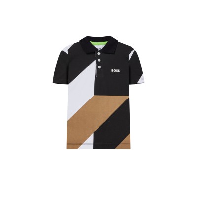 Kids X Matteo Berrettini Polo Shirt With Signature Artwork Multicolor