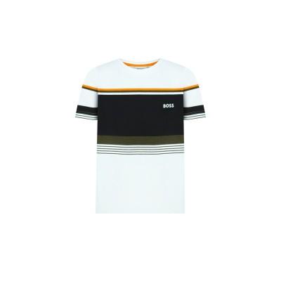 Kids Tshirt Stripe White Black