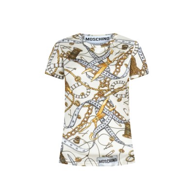 Tshirt All Over Sartorial Graphic Avorio