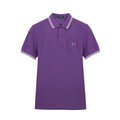 Polo Twin Tipped Amethyst Logo Grey