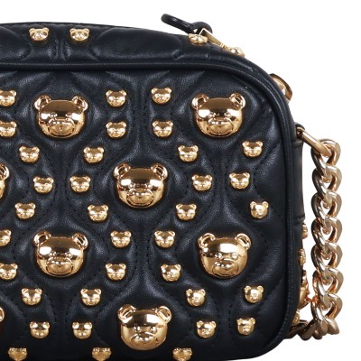 Camera Bag All Over Logo Bear Stud Black