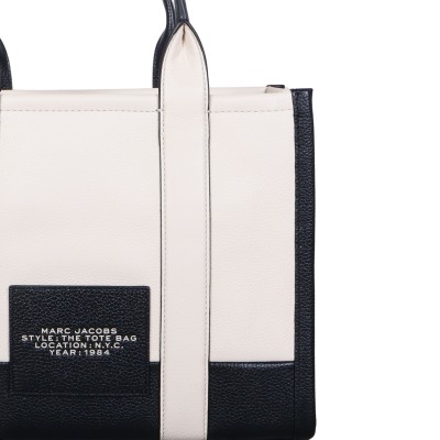 The Colorblock Medium Tote Bag Ivory Multi