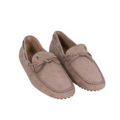 Gommini Driving Loafers Nubuck in Beige