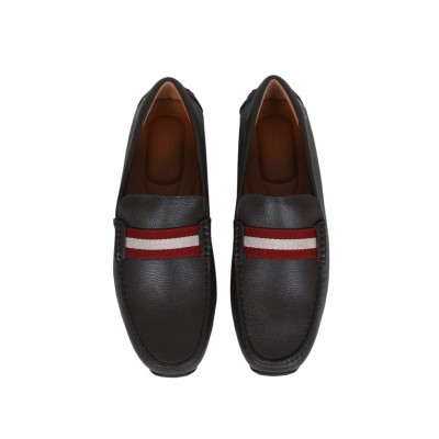 Pearce Loafers Safari Bovine Printed List Red White