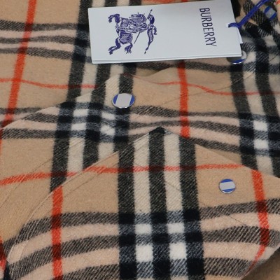Oversized Check Wool Shirt