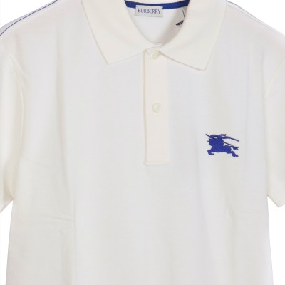 Equestrian Knight Embroidered Polo Shirt Salt
