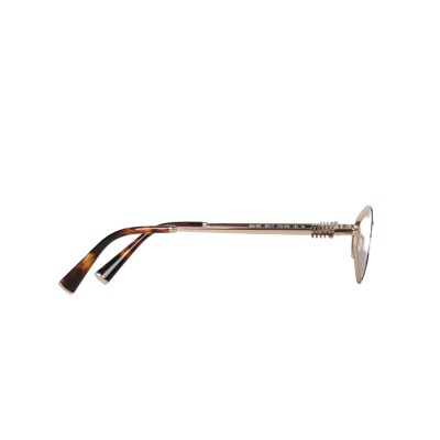 56ZS Logo Sunglasses Pale Gold Light Grey