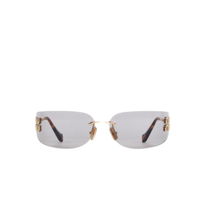 A51S Logo Sunglasses Gold Light Grey