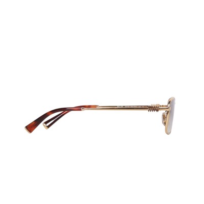 A53S Logo Sunglasses Gold Gradient Dark Grey