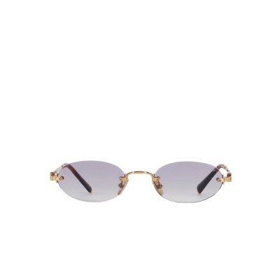 A54S Logo Sunglasses Gold Gradient Dark Grey