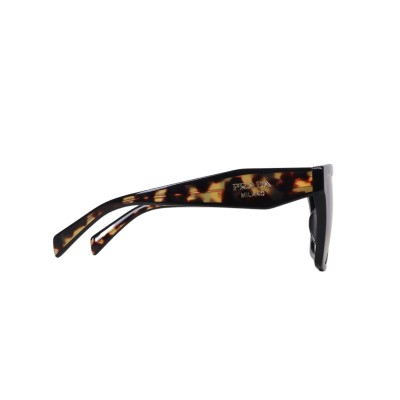 24ZS Sunglasses With Prada Logo Black Grey Gradient