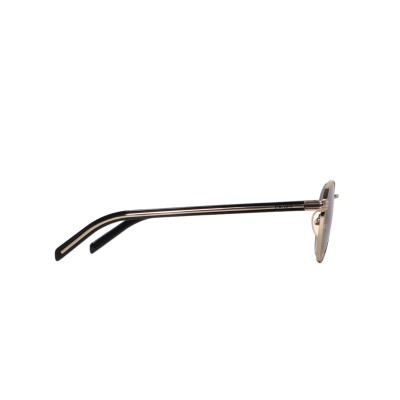52S Sunglasses With The Iconic Metal Plaque Pale Gold Grey Gradient