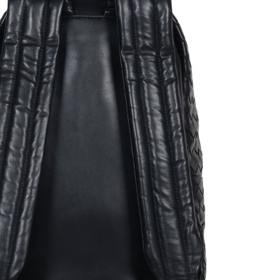 Small Intrecciato Backpack Black