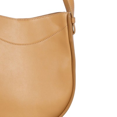 Hammock Slice Bag in Shiny Calfskin Sahara