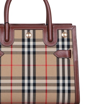 Mini Vintage Check Two Handle Tittle Bag Archive Beige