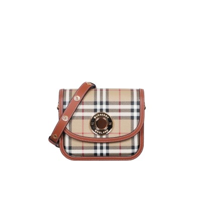 Elizabeth Small Shoulder Bag CheckBrown