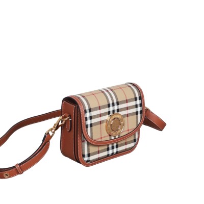 Elizabeth Small Shoulder Bag CheckBrown