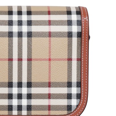 Elizabeth Small Shoulder Bag CheckBrown