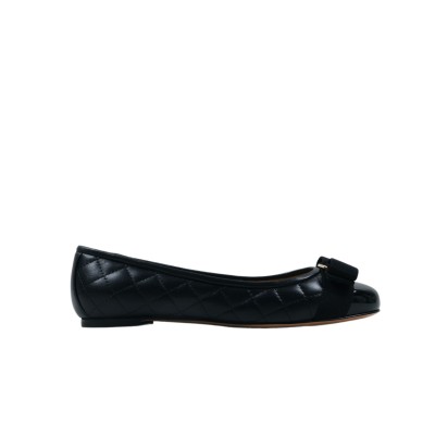 Varina Ballet in Black Quilted
