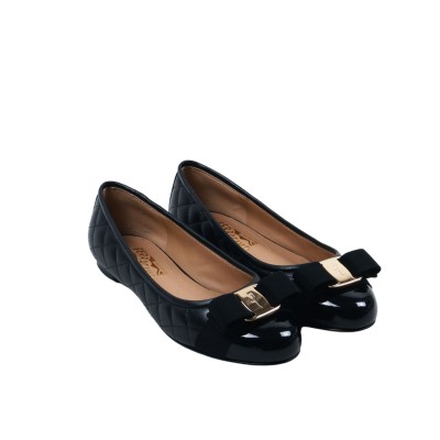 Varina Ballet in Black Quilted