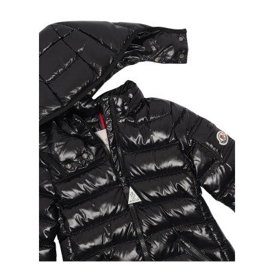 Enfant Logo Patch Puffer Moka Long Coat