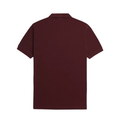 Polo Cotton Plain Oxblood