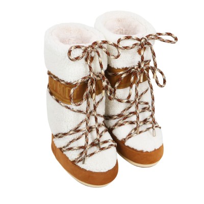 Icon Cream Shearling Whisky and Off White