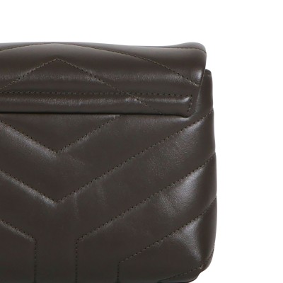 Loulou Toy Crossbody Bag Calf Leather in Light Musk GHW