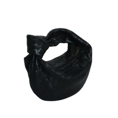 Teen Jodie Intrecciato Leather in Black GHW
