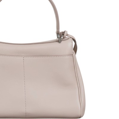 Rodeo Mini Handbag in Almond Smooth Calfskin SHW