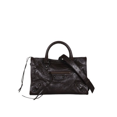 Le City Small Bag in Esspresso Lambskin