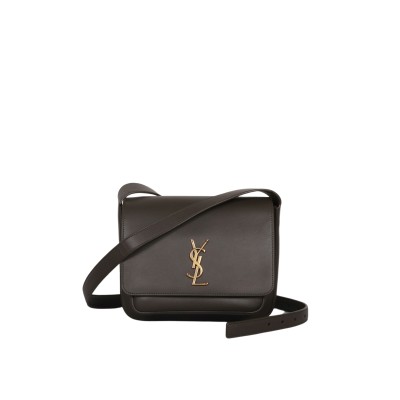Niki Satchel Leather Shoulder Bag Light Musk