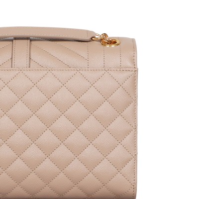 Envelope Medium Shoulder Bag Dark Beige GHW