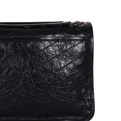 Niki Medium in Vintage Leather Black RHW