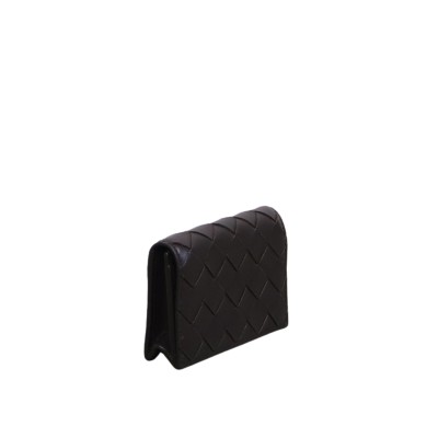 Intrecciato Business Card Case Fondant