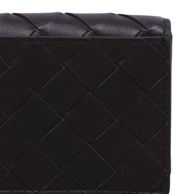 Intrecciato Business Card Case Fondant