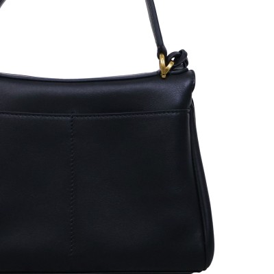 Rodeo Mini Handbag in Black Smooth Calfskin Leather