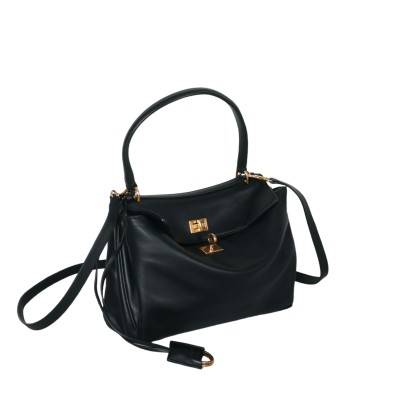 Rodeo Handbag Small in Black GHW